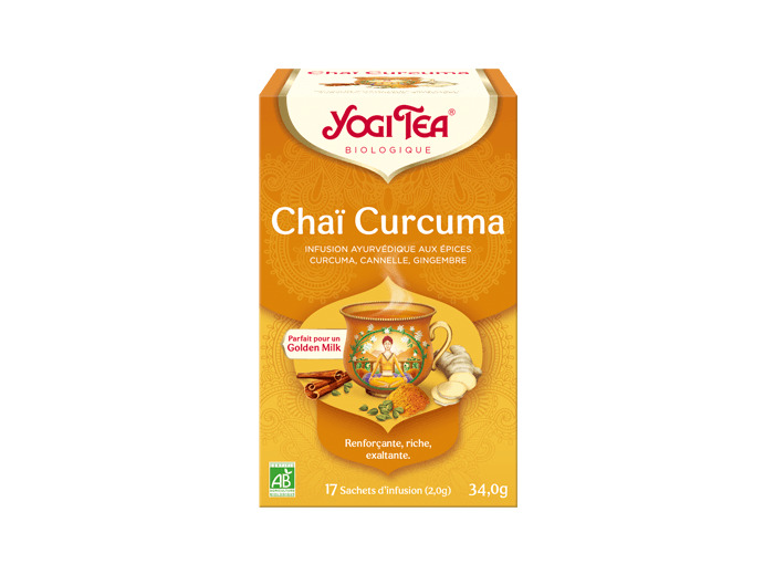 Infusion Chaï Curcuma-17 sachets-Yogi Tea