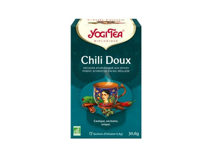 TISANE CHILI DOUX 17X1,8G Yogi Tea