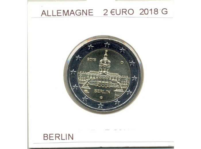 ALLEMAGNE 2018 G  2 EURO COMMEMORATIVE BERLIN SUP