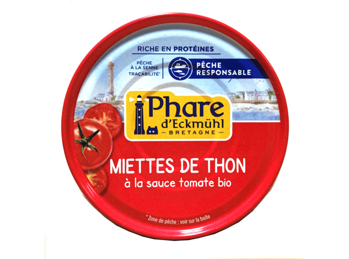 Miettes de Thon à la Sauce Tomate 160g