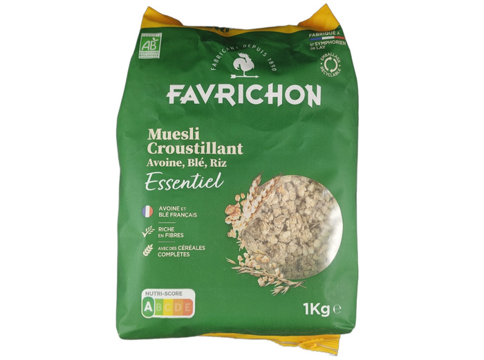 Muesli Croustillant Essentiel 1kg Bio