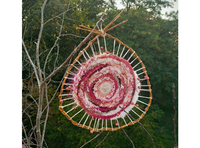 tissage végétalisé saule