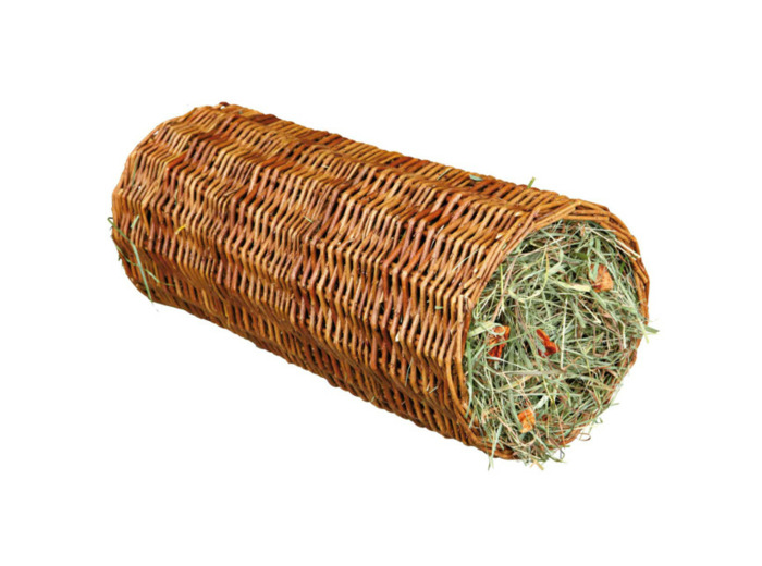 TRIXIE, Tunnel en osier avec foin pour rongeurs - 110g