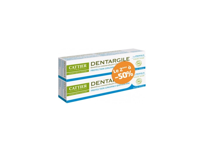 Lot de 2 Dentargile à la Propolis Protection des gencives 2X100g