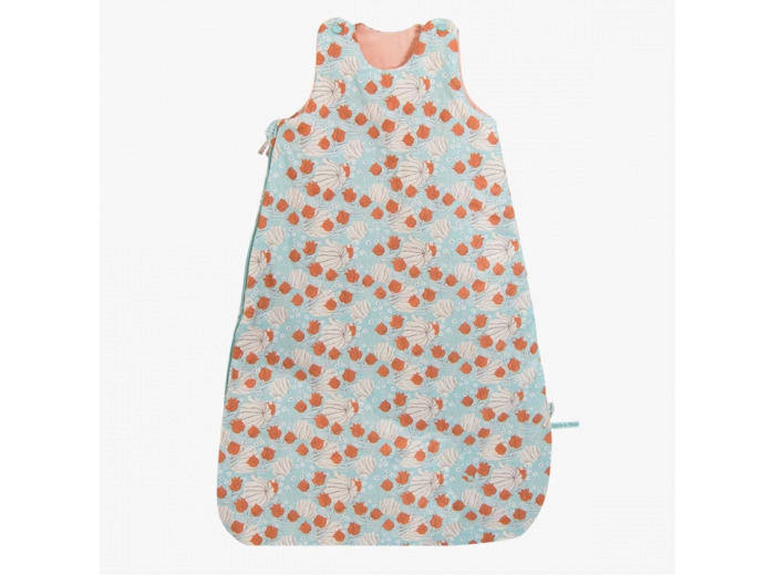 Gigoteuse fleurie bleue 90cm Moulin Roty