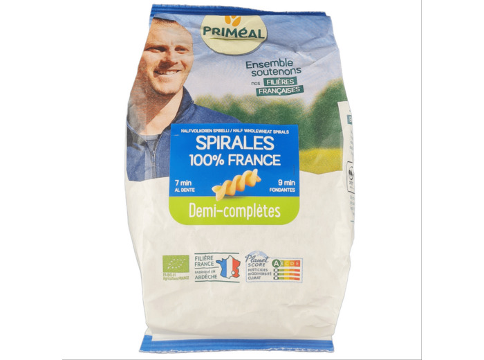Spirales Demi-Complètes Bio 500g