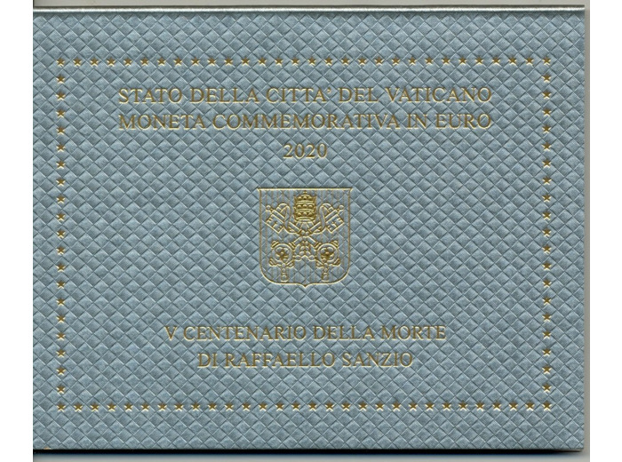 VATICAN 2020 2 EURO COMMEMORATIVE CENTENARIO DELLA MORTE DI RAFFAELLO SANZIO BU