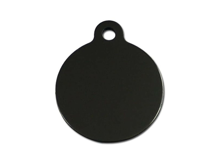 Grand rond noir - 3x4cm