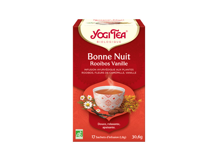 Infusion Bonne nuit-Rooibos Vanille-17 sachest-Yogi Tea