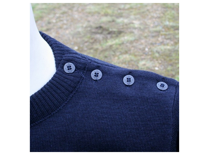Pull Breton Officier (100% laine)
