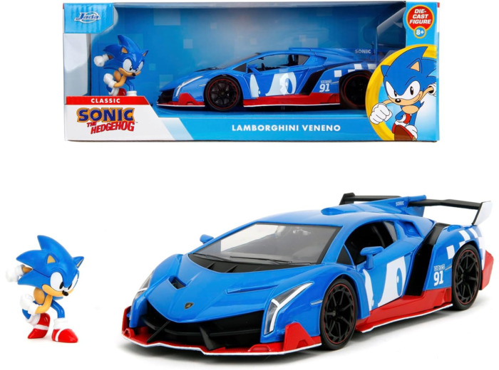 JADA 35433 - Sonic Lamborghini Veneno 1:24