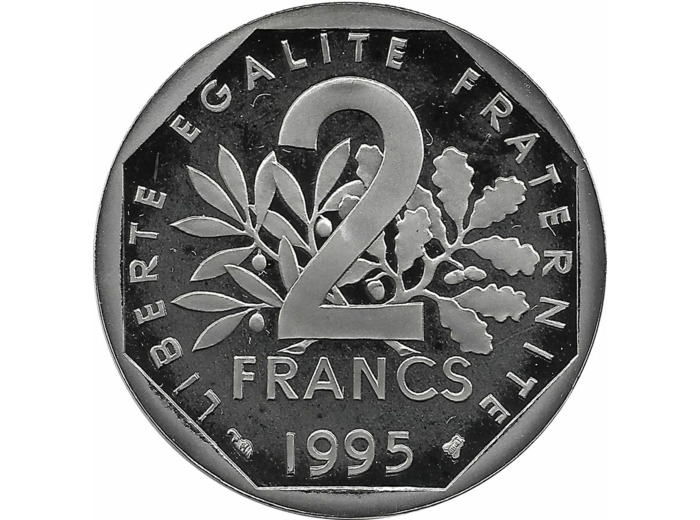 FRANCE 2 FRANCS ROTY 1995 BE