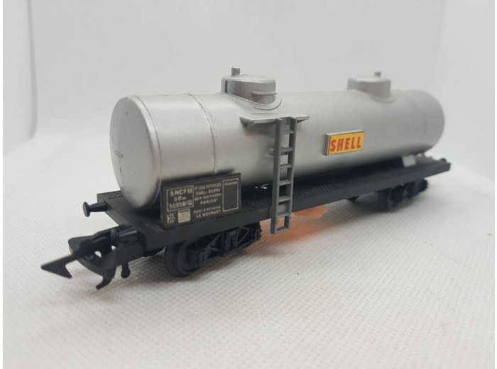 JOUEF HO WAGON CITERNE SHELL GRIS SANS BOITE N1