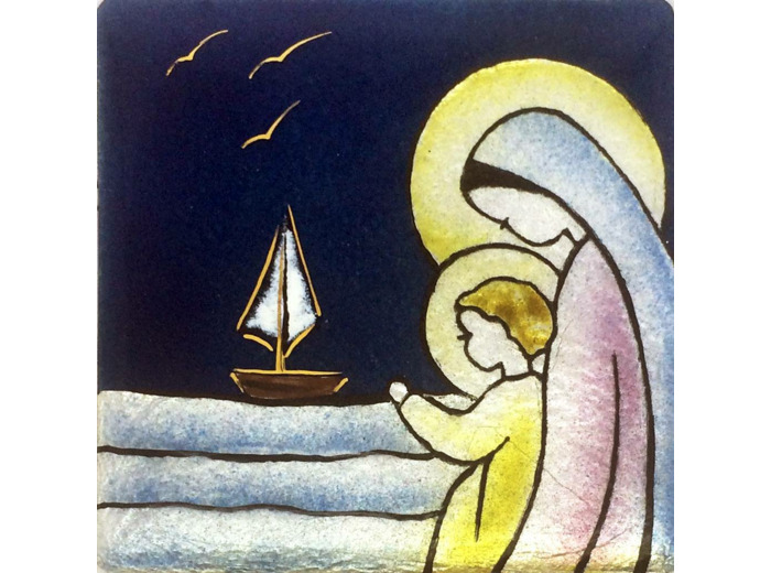 Sérénité 6,2X6,2cm - EMAUX DU LIBAN