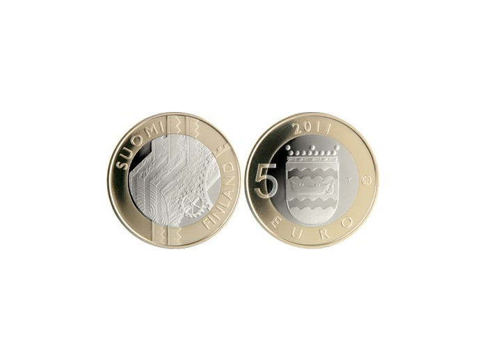 FINLANDE 2011 5 EURO UUSIMAA SUP