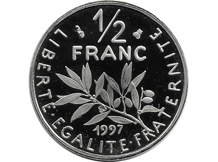 FRANCE 1/2 FRANC ROTY 1997 BE