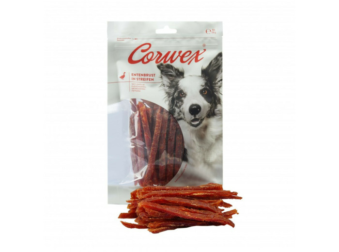 Lamelles de canard séché pour chien - 250g