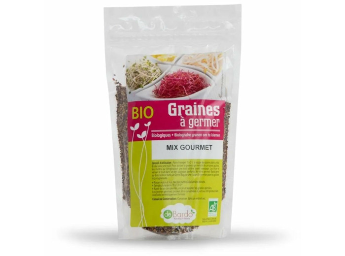 Mix de graines à germer Gourmet Bio-200g-DeBardo