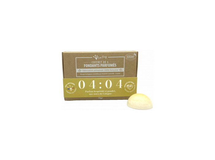 Coffret de 6 fondants parfumés 04:04
