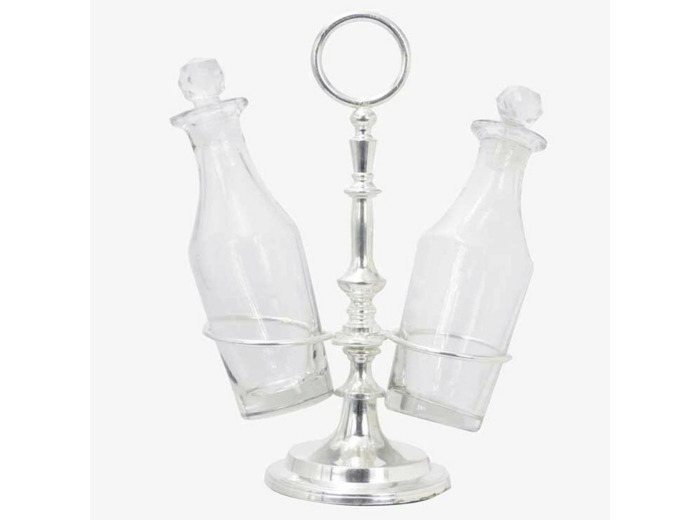 Ensemble huilier vinaigrier 14x8x21cm