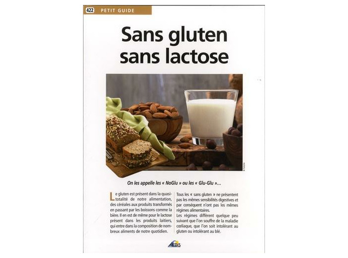 Sans gluten, sans lactose