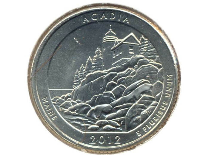 AMERIQUE (U.S.A) 1/4 DOLLAR 2012 P ACADIA SUP