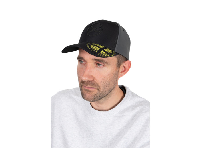 casquette faded print black