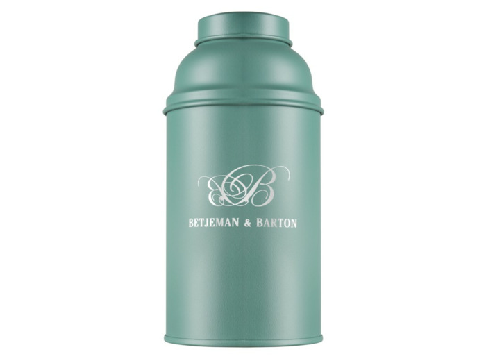 Boîte à thé biberon 100gr vert amande mat