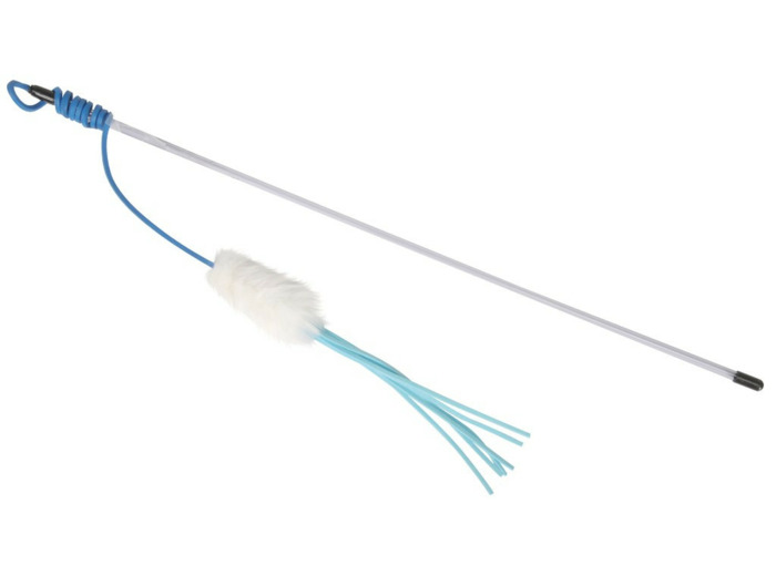 Jouet chat, Canne à pêche Pompon - 46cm