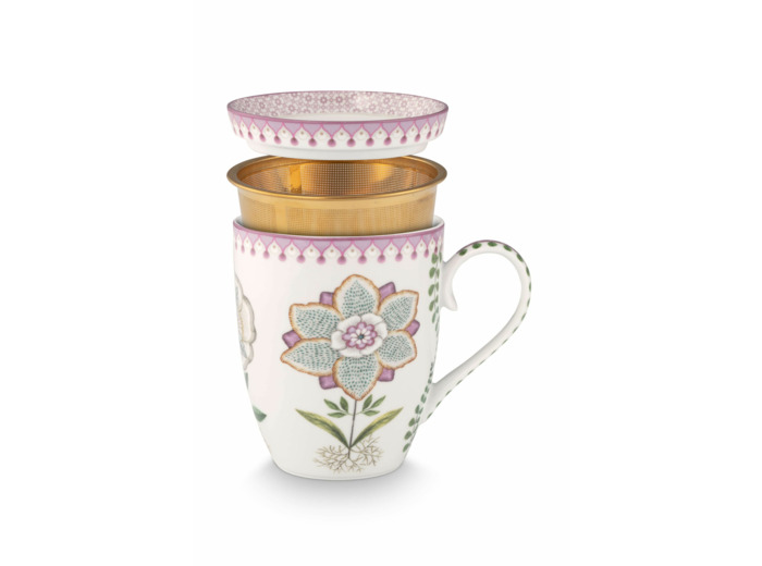 Tisaniere  blanche Pipstudio