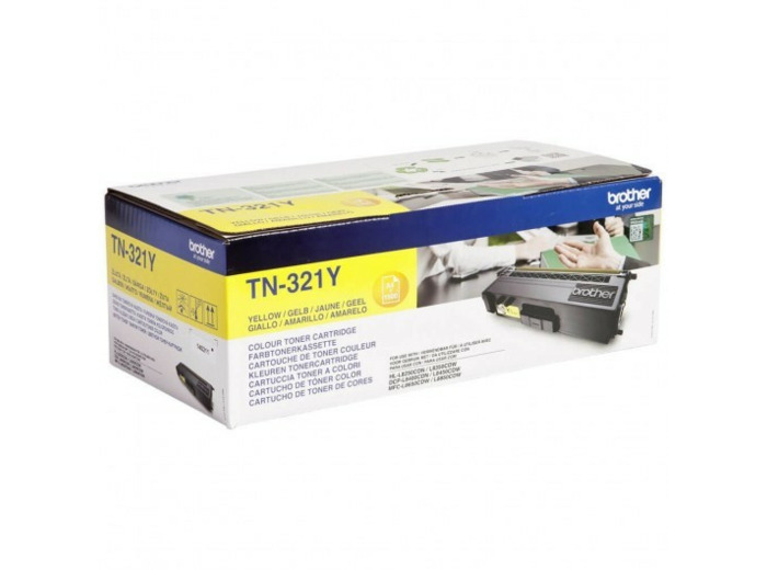 Brother - Cartouche de toner Jaune - TN-321Y