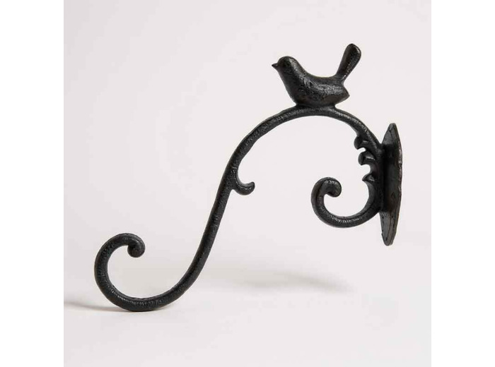 Potence murale oiseaux 7x29x11cm
