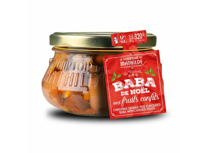 Baba de Noël aux Fruits Confits 12% Vol. 320G