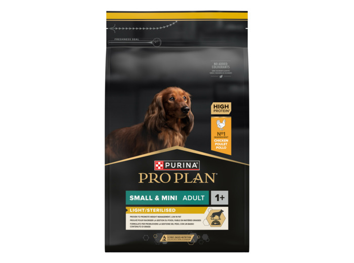 PROPLAN Small & Mini Adult Light/Sterilised, poulet - 3kg
