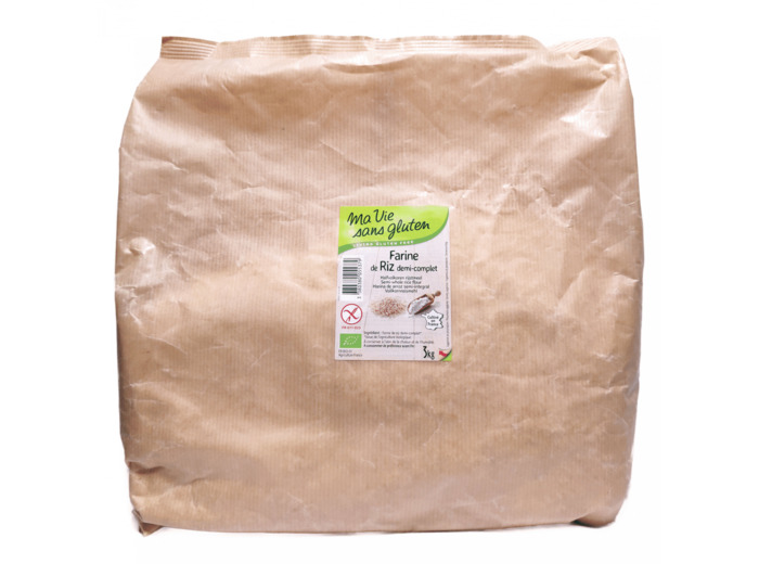 Farine Riz Demi-Complet Bio 3kg