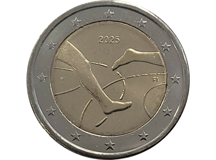 FINLANDE 2025 2 EURO ATHLETISME UNC