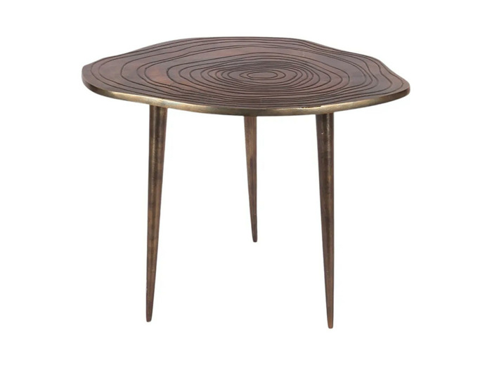 Table d'appoint aluminium 40x50x35cm