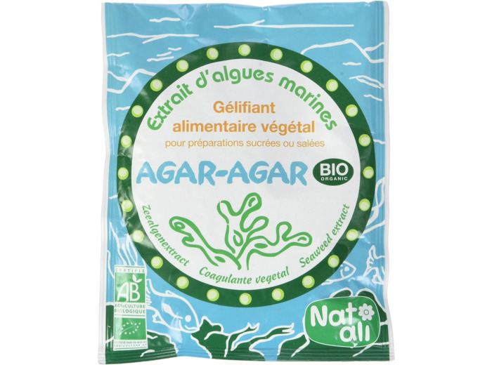 Agar-agar poudre 50g Nat Ali