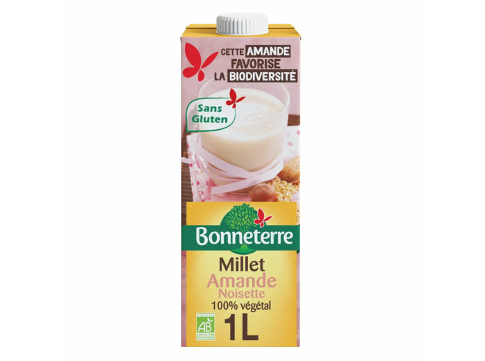 Boisson Millet Amande Noisette Bio-1L-Bonneterre