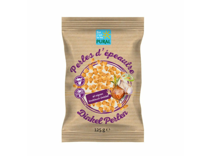 Perles d'épeautre Ail Oignon-125g-Pural