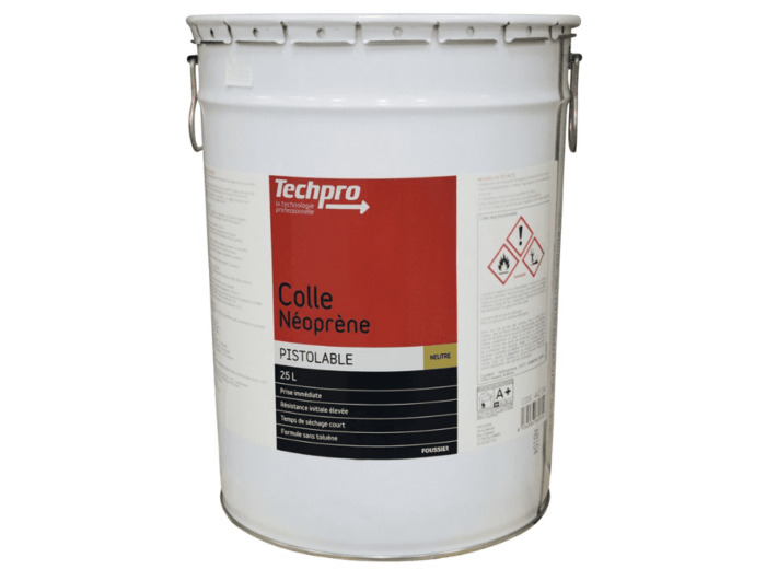 Colle Néoprène Pistolable 25L TECHPRO NEUTRE 442134