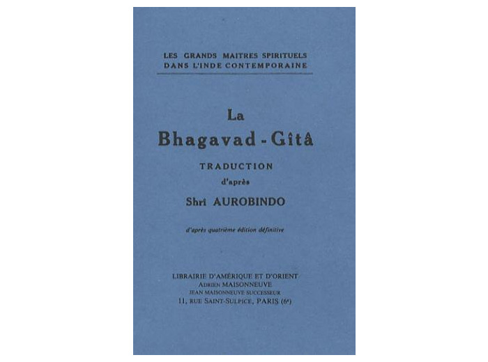 La Bhagavad-Gîtâ