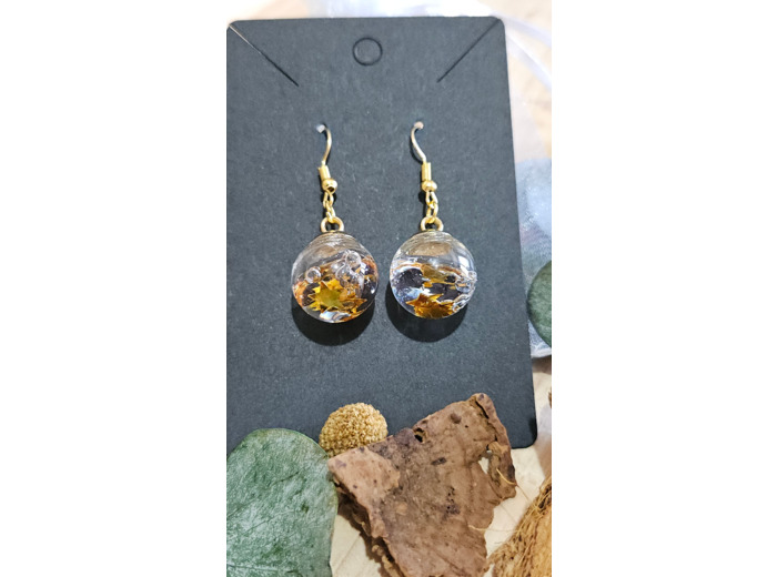 Boucles d'oreilles "Bulles de fantaisie"