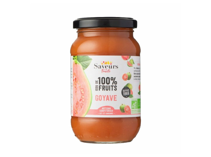 Préparation de Goyaves 100% Fruits Bio – 310 g – Saveurs et Fruits