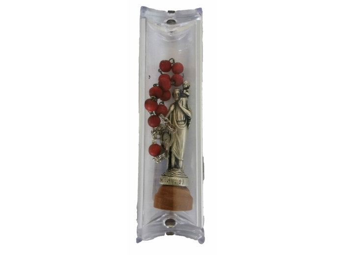 Coffret Statue + Dizainier - SAINT CHRISTOPHE