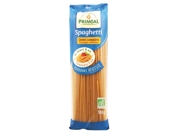 Spaghetti demi complets Bio-500g-Priméal
