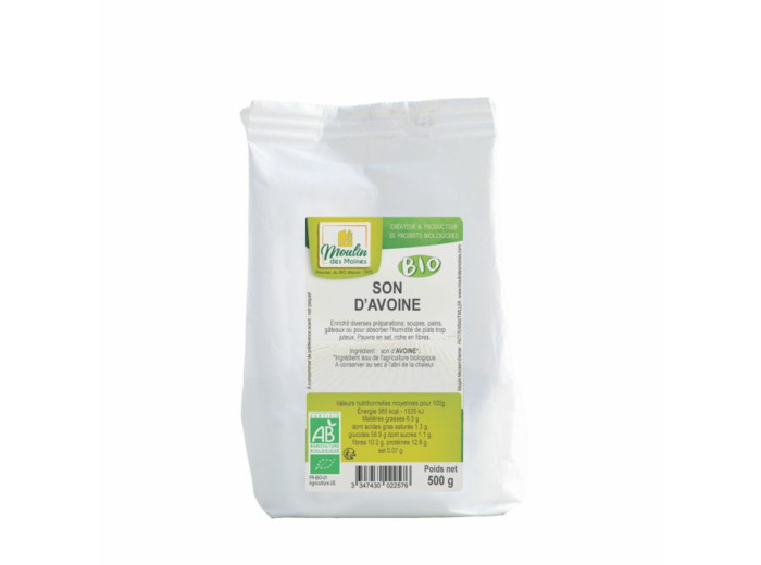 Son d'Avoine Bio-500g-Moulin des moines