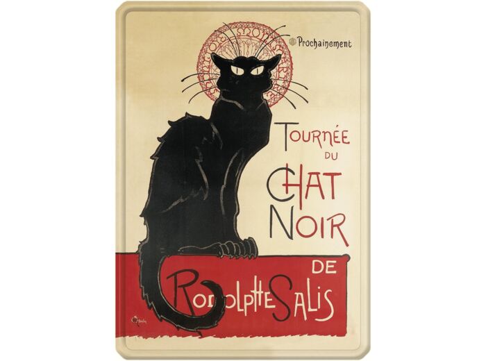 Plaque métal vintage - Tournée du Chat noir - Tournée du Chat noir - 30 x 40 cm