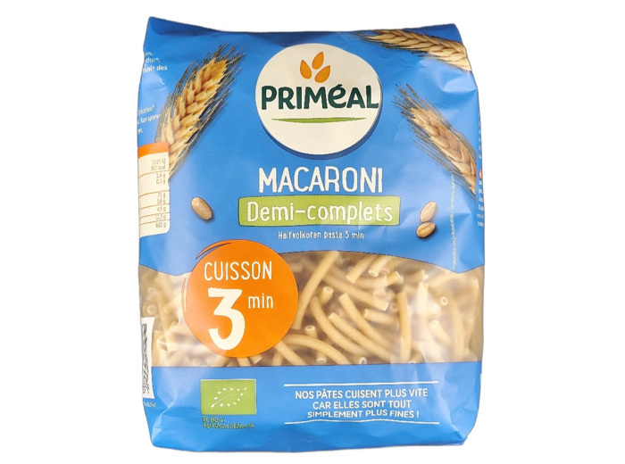 Macaroni Demi-Complets 500g Bio