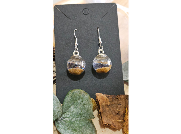 Boucles d'oreilles "Bulles de fantaisie"